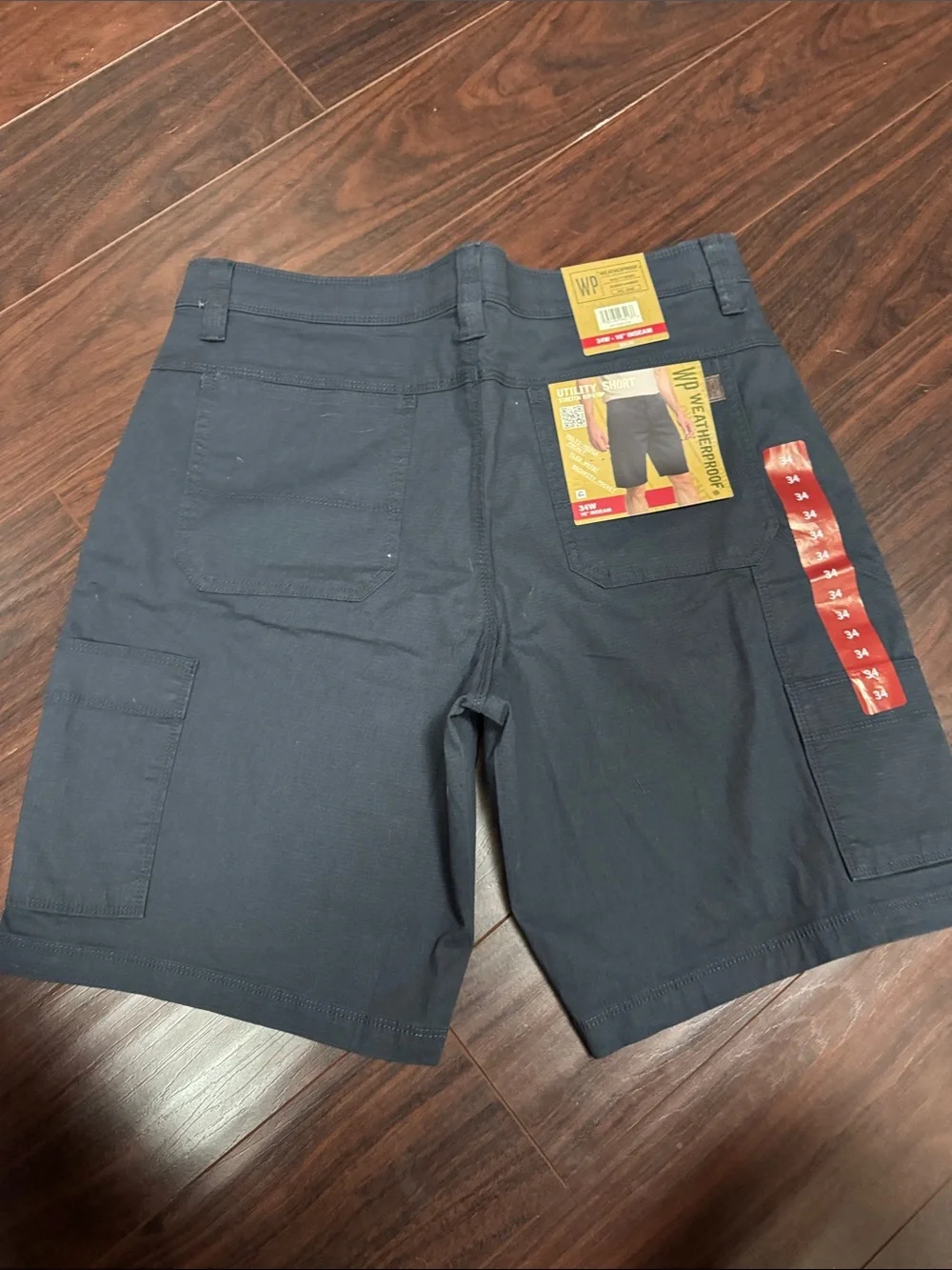 Weatherproof Charcoal Utility Shorts - WP - Picture 4 of 4